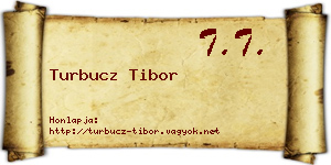 Turbucz Tibor névjegykártya